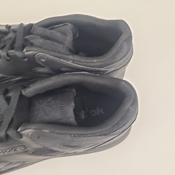 Reebok Record Mile Classic Leather Men's Sneakers Black Running - Picture 5 of 9